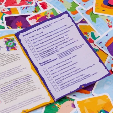 GRA KARCIANA OSKUBANI GRA RODZINNA TOWARZYSKA HUMORYSTYCZNA 3+ MUDUKO