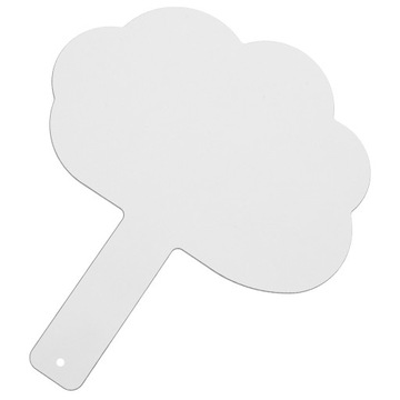 Двусторонняя белая доска с возможностью стирания.