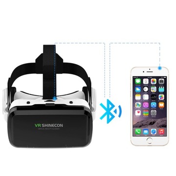 Shinecon G04BS 3D VR-очки + наушники BT