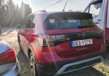 Volkswagen T-Cross SUV Facelifting 1.0 TSI 115KM 2025 Volkswagen T-Cross 2025r, SALON POLSKA. 1.0 TSI AUTOMAT. Uszkodzony bok. P, zdjęcie 4