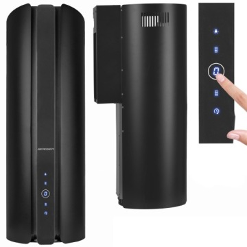 OKAP KUCHENNY KOMINOWY 35cm WISZĄCY BERDSEN TUBA LED