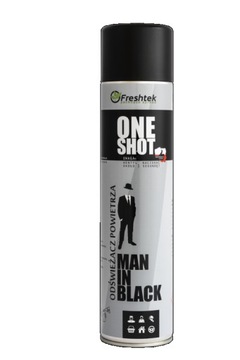 Освежитель воздуха Freshtek One Shot Man, черный, 600 мл