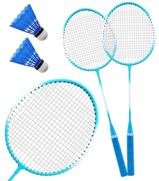 ZESTAW PALETKI DO BADMINTONA + 2 LOTKI BADMINTON