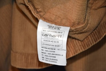 CARHARTT L/S SWINTON SHIRT KOSZULA MĘSKA M SZTRUKS