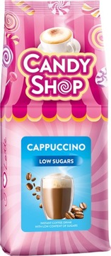 Napój Kawowy Instant Kawa Cappuccino z Niską Zawartością Cukru 500g Mokate