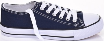 KLASYCZNE TRAMPKI DAMSKIE MATERIAŁOWE TENISÓWKI BUTY SPORTOWE MODNE