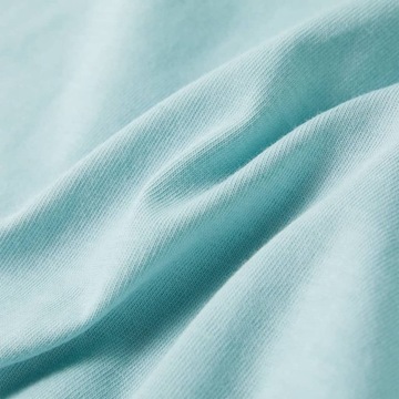 vidaXL Koszulka dziecięca z krótkimi rękawami, jasny błękit, 116