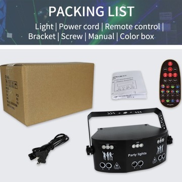 15-глазая лазерная сценическая лампа DMX512