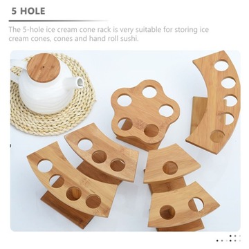 ДЕРЕВЯННАЯ СТОЙКА ДЛЯ ЕДА, ДЕРЖАТЕЛЬ ДЛЯ МОРОЖЕНОГО