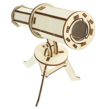 Teleskop astronomiczny DIY Puzzle 3D Drewniane