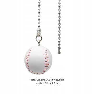 Бейсбольная удлинительная молния с легкой цепочкой 2 шт.