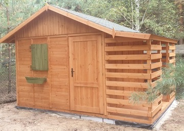 Domek letniskowy na działkę altana 400 x 300 cm