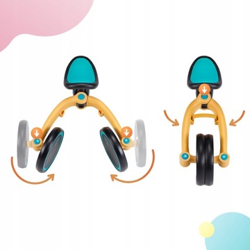 БАЛАНСОВЫЙ ВЕЛОСИПЕД KINDERKRAFT 4TRIKE 3в1 АЛЮМИНИЙ