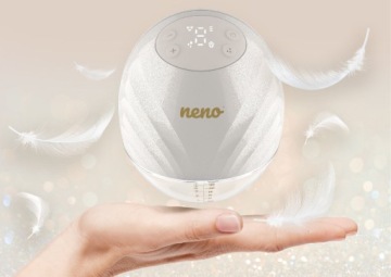 Молокоотсос NENO Perla Twin, белый двусторонний - двойной комплект