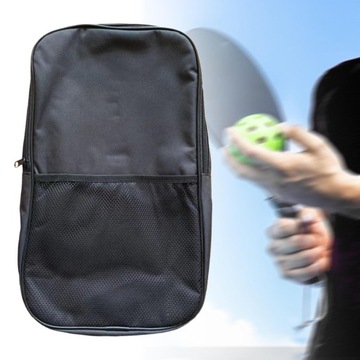 Сумка для ракеток Pickleball Легкая портативная сумка Пылезащитная молния Черная