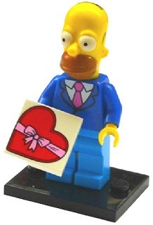 Lego colsim2-1 sim028 The Simpsons seria 2 Nowa Saszetka Date Night Homer