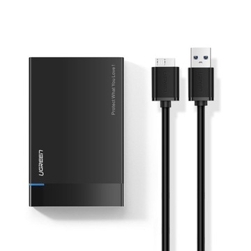 ВНЕШНИЙ КОРПУС ДЛЯ 2,5-дюймового HDD/SSD-НАКОПИТЕЛЯ UGREEN