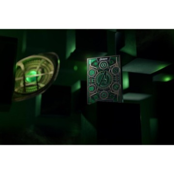 Игральные карты Theory11 Avengers Infinity Saga Green Edition