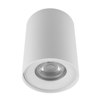 Oprawa natynkowa halogenowa tuba LED biała 100mm