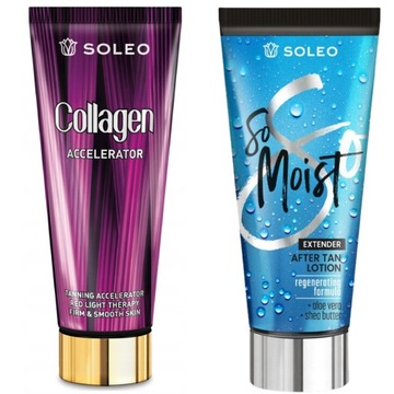 Soleo Collagen Accelerator + So Moist Po Opalaniu