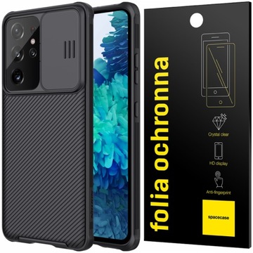 ETUI NILLKIN CAMSHIELD DO GALAXY S21 ULTRA + FOLIA