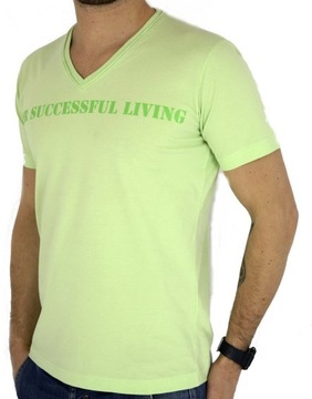 DIESEL T-shirt męski M zielony TDSL10