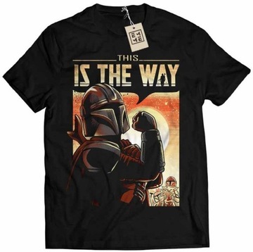 KOSZULKA MĘSKA Z NADRUKIEM STAR WARS BOBA FETT 2XL