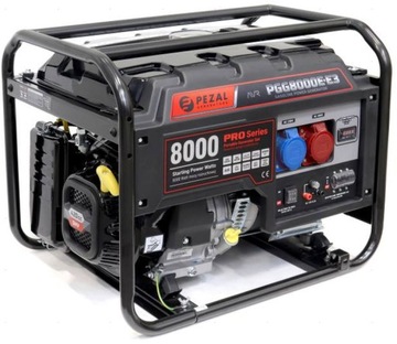 Генератор двойной мощности PEZAL PGG8000E-E3 мощностью 6,5 кВт