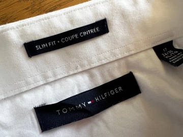 Koszula biała klasyczna na lato Tommy Hilfiger XL / 3314n