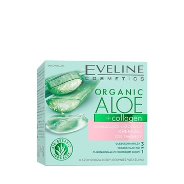 Eveline Cosmetics Organic Aloe krem-żel do twarzy