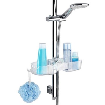 Półka łazienkowa pod prysznic CADDY Premium montowana na drążku prysznica,
