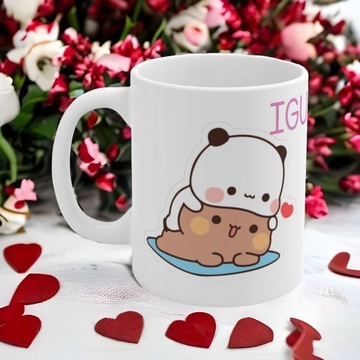Кружка + имя BUBU LOVES DUDU инстаграм подарок