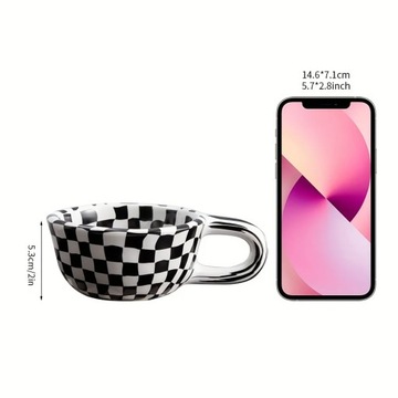 1шт 200 мл кофейная кружка керамические кофейные чашки коричневый узор в