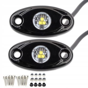 2 szt. 9W LED Oświetlenie podwozia Atmosfera