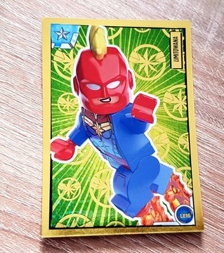 Karta LEGO Marvel Avengers LE16 Kapitan Marvel NOWA
