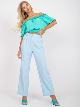 Широкие женские тканевые брюки для работы – 42