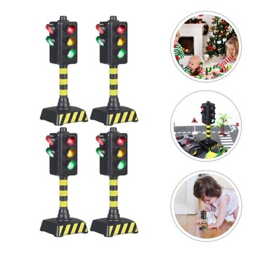 Миниатюрные модели светофоров Kidcraft 4 комплекта