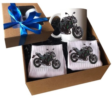 Zestaw prezent kubek motocyklisty urodziny motor motocykl - KAWASAKI