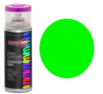 LAKIER SPRAY FLUORESCENCYJNY ZIELONY 400 ml