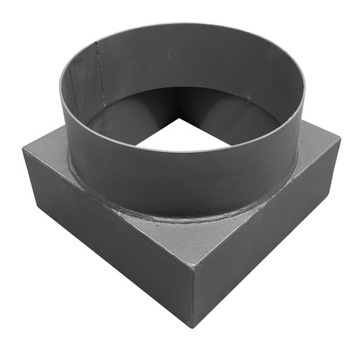 Redukcja spalinowa kwadratowa 200mm / 200x200mm