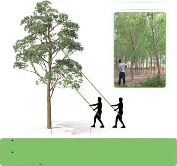 Ручная пила длиной 8,4 м с регулируемой длиной, аккуратно и быстро режет высокие ветки.