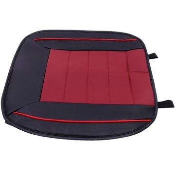 PODUSZKA NA SIEDZISKO SAMOCHODOWE ODPORNA NA ZARYSOWANIA CZARNO-CZERWONA MATOWA