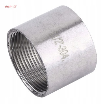 Stalowy adapter gniazda żeński x żeński