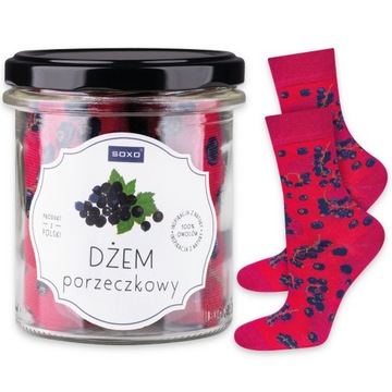 Wesołe SKARPETKI bawełniane damskie SOXO prezent dla DZIEWCZYNY na urodziny