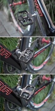 ПЛАТФОРМА ПЕДАЛИ ДЛЯ ВЕЛОСИПЕДА MTB с SPD, двусторонние