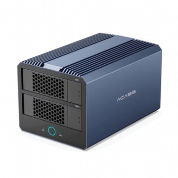 Acasis 2x HDD SATA sprzętowy RAID + 2x SSD NVMe 80Gb/s Thunderbolt USB4 DP