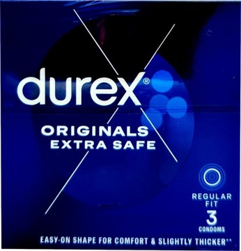 Durex EXTRA SAFE grubsze bezpieczne 3szt