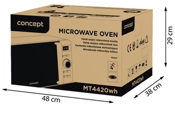 Kuchenka mikrofalowa wolnostojąca Concept MT4420WH