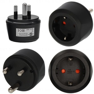 ВИЛКА К ЭЛЕКТРИЧЕСКОЙ РОЗЕТКЕ ДОРОЖНЫЙ АДАПТЕР АДАПТЕР PL AFRICA