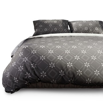 Komplet pościeli ze wzorem gwiazdki 155x220cm 2szt